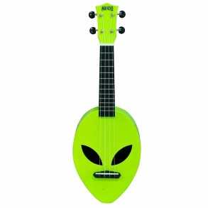 Ukelele Soprano Mahalo Alien Neon Green