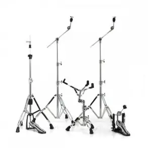 Set De 5 Fierros Mapex Mars Con Pedal De Bombo Simple HP6005