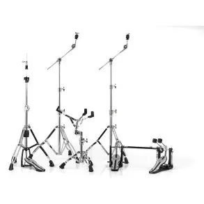 Set De 5 Fierros Mapex Mars Con Pedal Doble De Bombo HP6005-DP