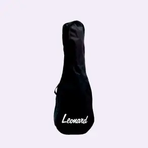 Ukelele Soprano Leonard Color Negro Con Funda