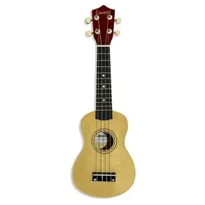 Ukelele Soprano Leonard Color Natural Mate Con Funda