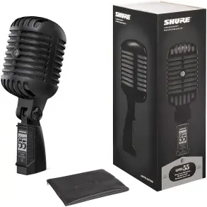 Microfono Vintage Shure Super 55 Edición Especial Black