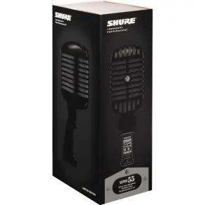 Microfono Vintage Shure Super 55 Edición Especial Black