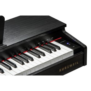 Piano Digital Kurzweil M70 88 Teclas Mueble Marron Rosewood con Banqueta