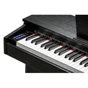 Piano Digital Kurzweil M70 88 Teclas Mueble Marron Rosewood con Banqueta