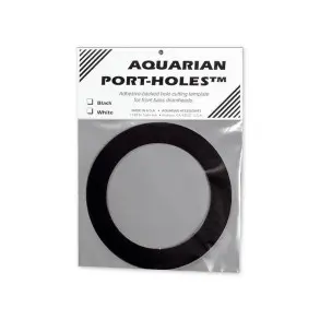 Aro Adhesivo Aquarian Color Negro 5" PHBK
