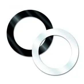 Aro Adhesivo Aquarian Color Negro 5" PHBK