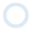 Aro Adhesivo Aquarian Color Blanco 5" PHWT