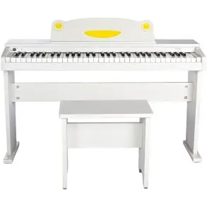 Piano Digital Niños Artesia FUN1 5 Octavas Mueble Blanco