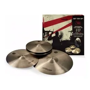 Set De Platillos Stagg Hi Hat 14"+ Crash 16"+ Ride 20" + Funda