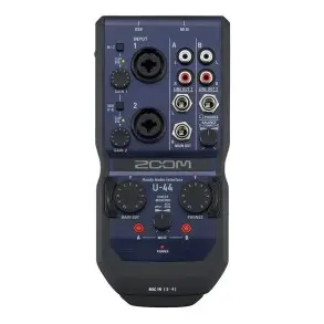 Interfaz Zoom De Audio Portátil Grabación En 2 Canales Expandible