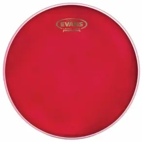 Parche Evans 12" Hydraulic Transparente Doble Capa Rojo TT12HR