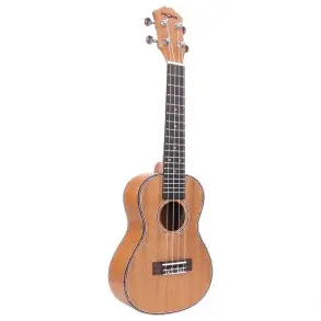 Ukelele Soprano color Madera CAOBA - Fzone FZU-06 + Funda
