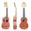 Ukelele Soprano color Madera CAOBA - Fzone FZU-06 + Funda