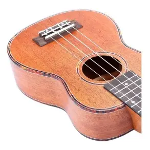 Ukelele Soprano color Madera CAOBA - Fzone FZU-06 + Funda