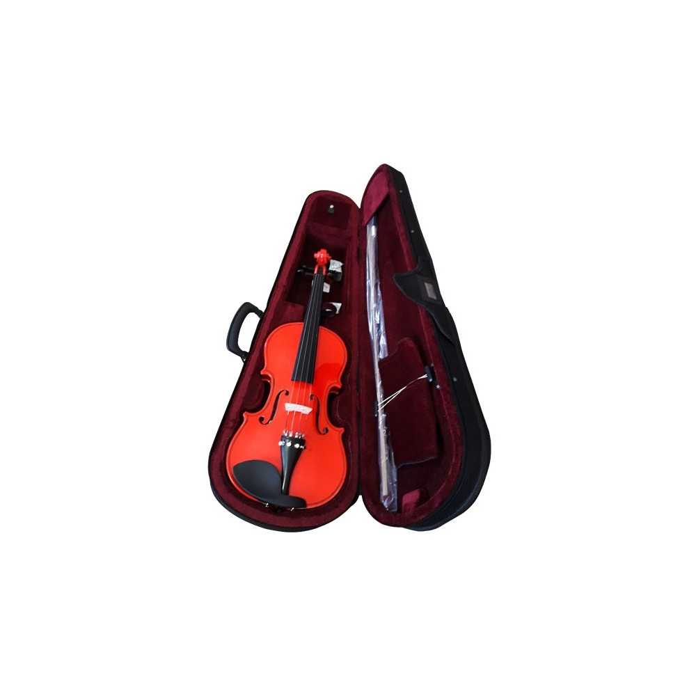 Violin de Estudio Stradella 4/4 MV1411  Estuche y Accesorios Rojo