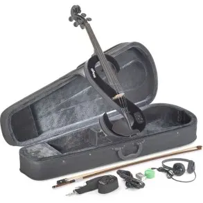 Viola Electrica Stagg EVA44 Color Negro
