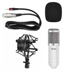 Micrófono Condenser Fzone De Estudio BM-800 | Cable XLR/Mini plug