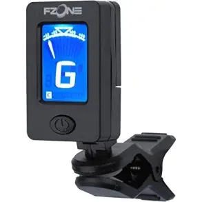 Afinador Clip Pinza Fzone Cromático Guitarra Bajo Ukelele FT-18