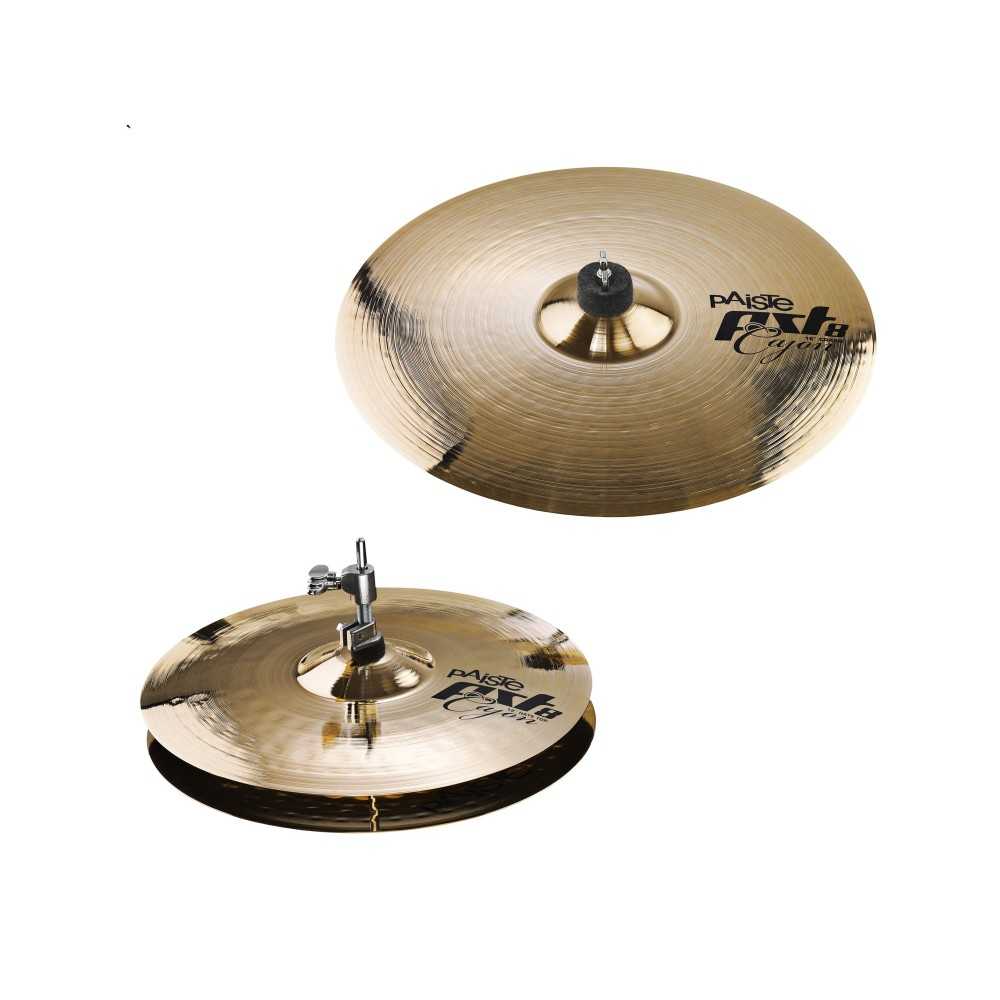 Set De Platillos Paiste Cajon Hi Hat 12" + Cajon Crash 16" PST8
