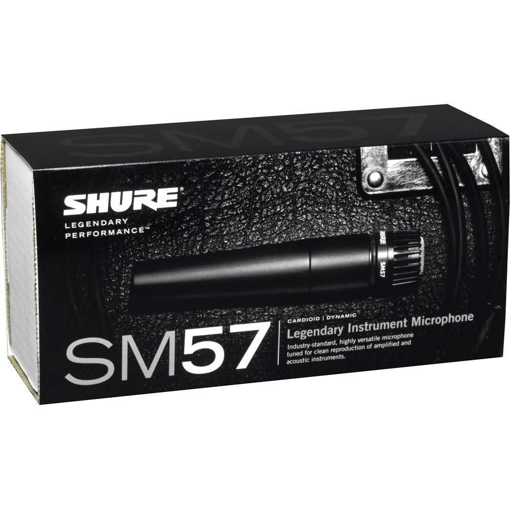 Shure SM57-LC Micrófono Dinámico Cardioide para Instrumentos