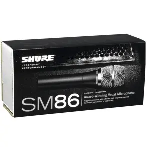 Micrófono condenser SM86 cardioide para voces