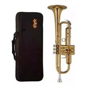 Trompeta Knight Bb + Estuche JBTR-300 Yellow Brass