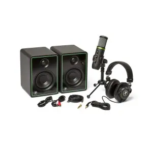 Kit de Grabación Estudio Mackie Creator Bundle Micrófono - Monitores - Auriculares