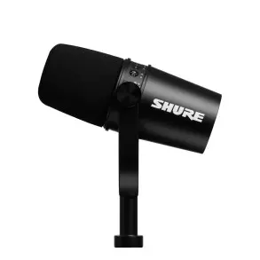 Micrófono Shure MV7 Dinámico Podcast/Radio USB / XLR Negro