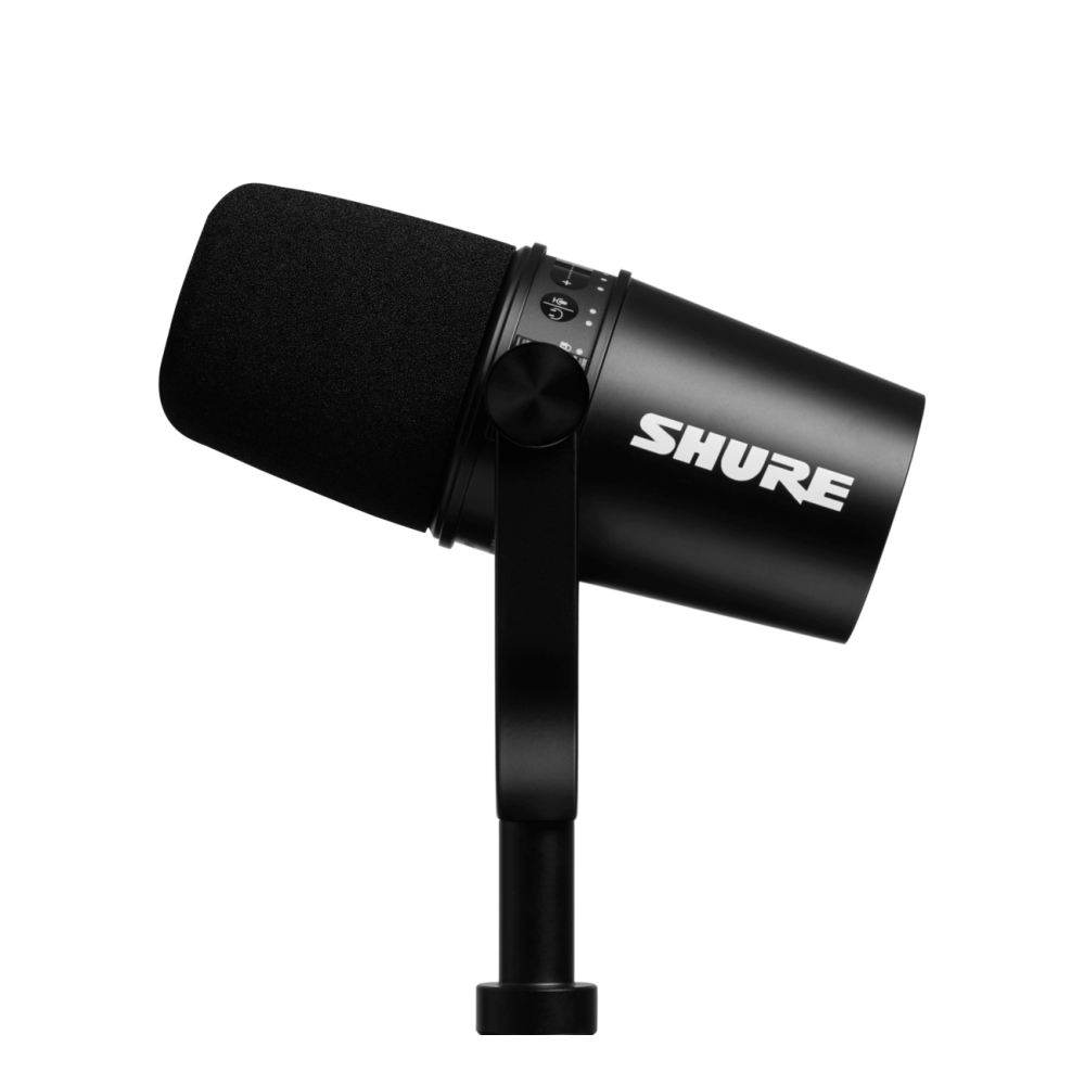 Micrófono Shure MV7 Dinámico Podcast/Radio USB / XLR Negro
