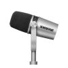 Micrófono Shure MV7 Dinámico Podcast/Radio USB / XLR Plateado