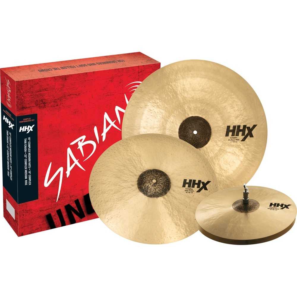 Set De Platillos Sabian HHX Complex Performance 15" 19" 22"