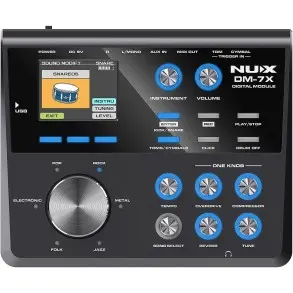 Batería Electrónica NUX DM-7X 5 Cuerpos Parches REMO Mesh