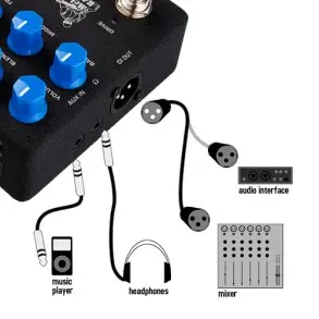 Pedal de Efecto NUX NBP-5 Melvin Lee Davis Pre-Amp Bajo