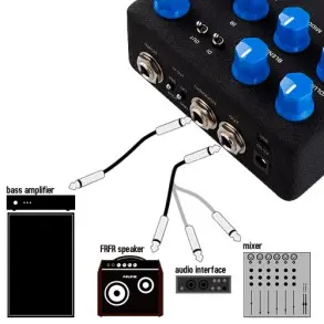 Pedal de Efecto NUX NBP-5 Melvin Lee Davis Pre-Amp Bajo