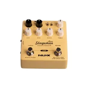 Pedal de Efecto NUX NAP-5 Floor Stageman Pre-Amp Guitarra Acustica