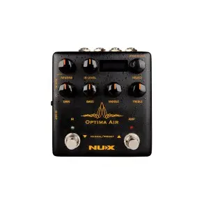 Pedal de Efecto NUX NAI-5 Optima Air Simulador Guitarra Acústica
