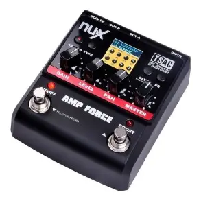 Pedal de Efecto NUX AMP FORCE Simulador Amplificadores TRUE BYPASS