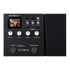 Pedalera Multiefecto c/Pedal de Expresión NUX MG300 para Guitarra