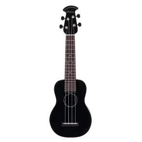 Ukelele Ovation Celebrity Negro Satinado
