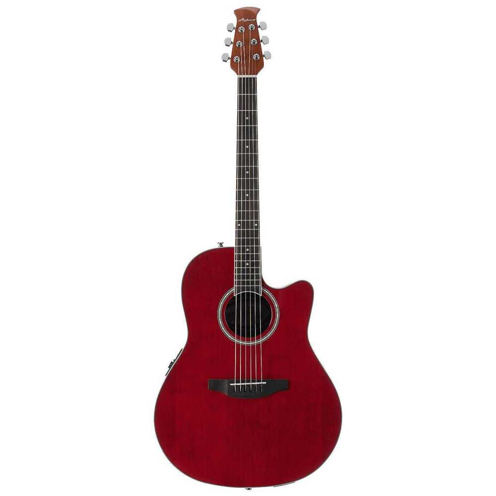 Guitarra Electroacústica Ovation Celebrity Standard CS28 Rojo Rubí