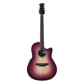 Guitarra Electroacústica Ovation Celebrity Standard CS28 Magenta Purple Burst