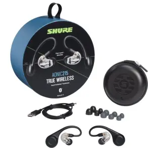 Auricular Shure Aonic 215 Transparente Bluetooth 5 True Wireless