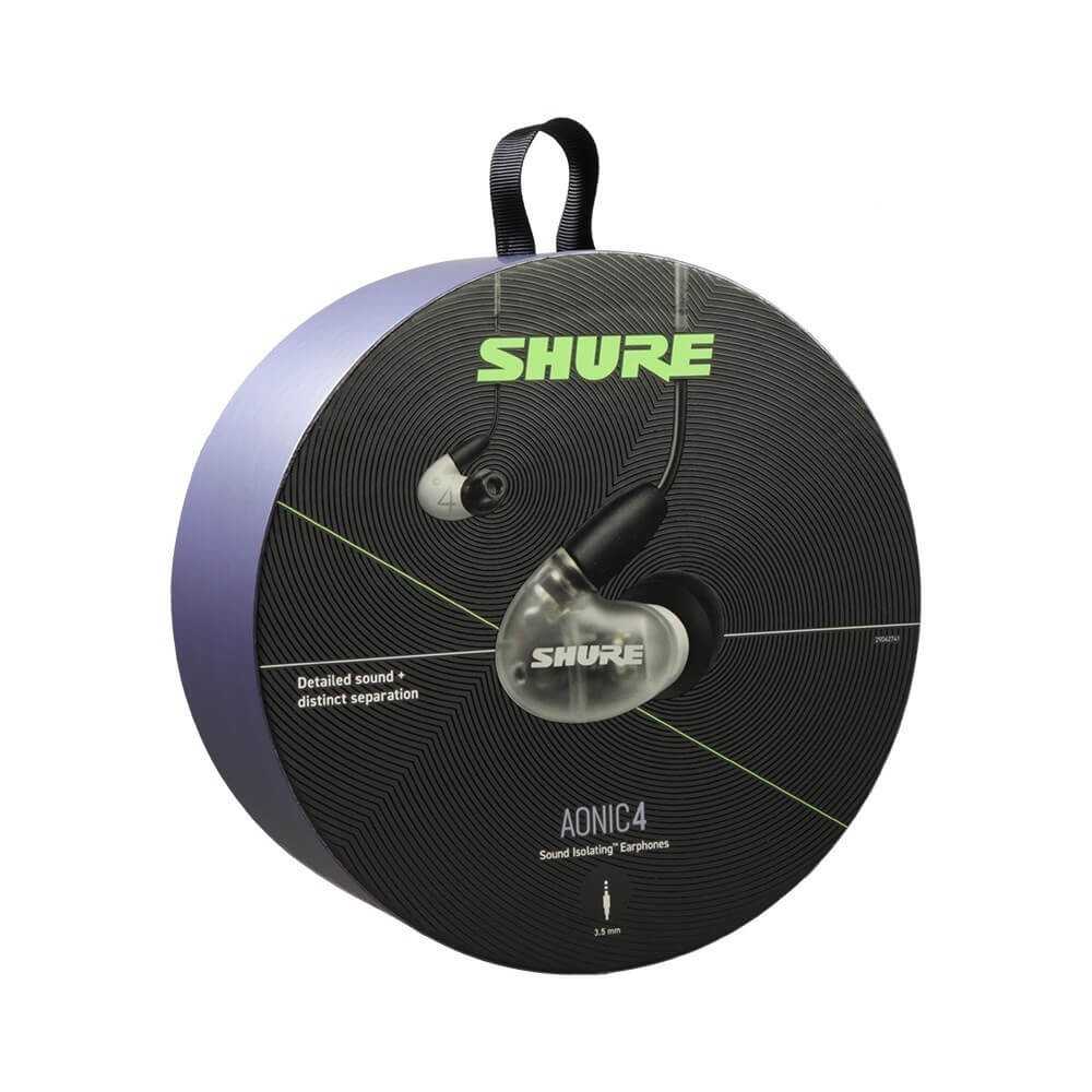 Auricular Shure Aonic 4 Doble Driver Con Micrófono y Control Remoto