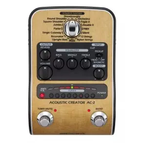 Pedal Para Guitarra Acustica Zoom AC-2