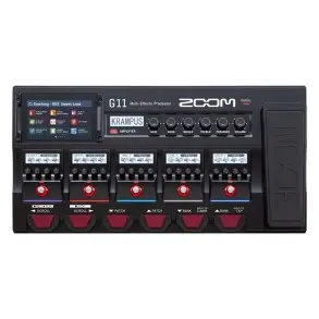 Pedalera Multiefecto Procesador para Guitarra o Bajo Zoom G11