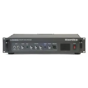 Cabezal HARTKE LH1000 500+500W Preamp Valvular 12ax7 Para Bajo