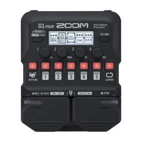 Pedalera Zoom Multiefecto G1 Four Para Guitarra Electrica