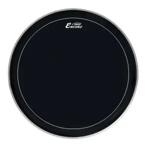 Parche Remo Encore 24" Pinstripe Negro Doble Capa Ebony EN-1024-PS
