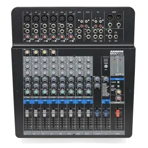 Mixer 12 Canales Samson MXP144FX con USB y Efectos